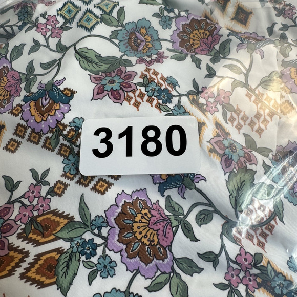 Freshwater Cutout Tankini Top Juniors Plus Size 2X Boho Babe Floral Print - Picture 11 of 11